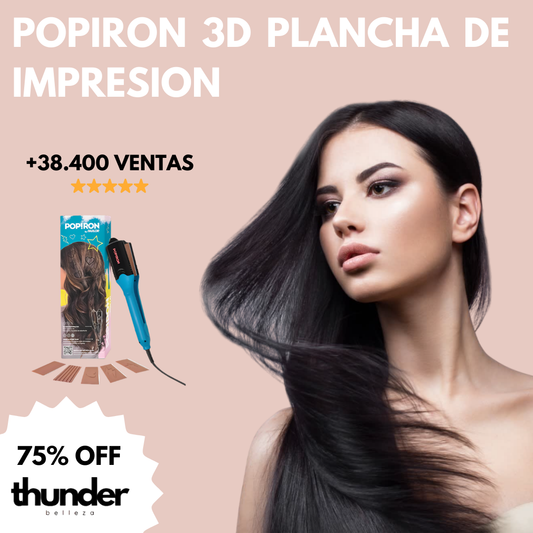 Popiron 3D - Plancha de Impresión Para Cabello