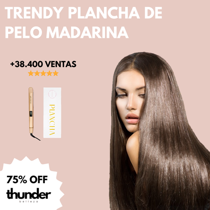 TRENDY - Plancha de Pelo Mandarina